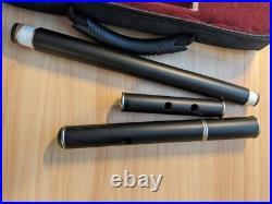 Roosebeck Ebony Irish Flute with Traditional Irish Tuning-Read Please