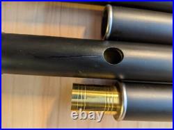 Roosebeck Ebony Irish Flute with Traditional Irish Tuning-Read Please