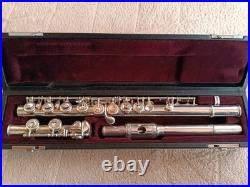 Rudall Carte Silver Flute with Soldered Tone Holes