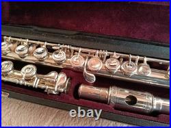 Rudall Carte Silver Flute with Soldered Tone Holes