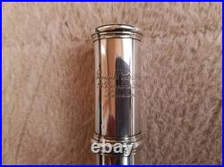 Rudall Carte Silver Flute with Soldered Tone Holes