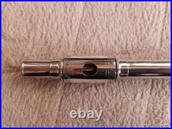 Rudall Carte Silver Flute with Soldered Tone Holes