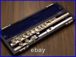 SANKYO SANKYO ETUDE Headstock Silver Flute SN 19480 SANKYO SANKYO ETUDE Headstock Silver Flute SN 19480