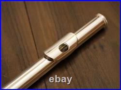 SANKYO SANKYO ETUDE Headstock Silver Flute SN 19480 SANKYO SANKYO ETUDE Headstock Silver Flute SN 19480