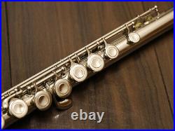 SANKYO SANKYO ETUDE Headstock Silver Flute SN 19480 SANKYO SANKYO ETUDE Headstock Silver Flute SN 19480
