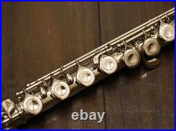 SANKYO SANKYO ETUDE Headstock Silver Flute SN 19480 SANKYO SANKYO ETUDE Headstock Silver Flute SN 19480