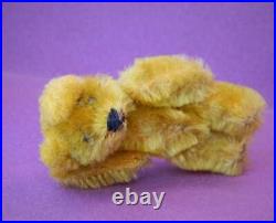 SCHUCO JOINTED MINIATURE MOHAIR PICCOLO TEDDY BEAR'CHAS' VINTAGE 1950s 2 3/4