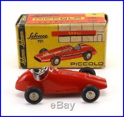 SCHUCO Piccolo 701 Ferrari Rennwagen 7 OVP Vintage Model Racing Car Boxed 50er J