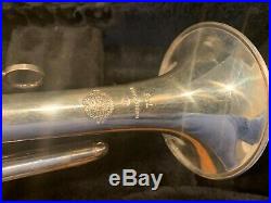 SELMER France 703 4 Valve Piccolo Silver Trumpet with case excellent shape