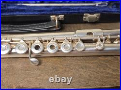 SOLID SILVER Head Gemeinhardt M3 Plugged Open-Hole Flute Hard Case & Rod SOLID SILVER Head Gemeinhardt M3 Plugged Open-Hole Flute Hard Case & Rod