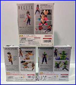 S. H. Figuarts Dragon ball (3 pack) Vegeta SS 4, Son Goku, Piccolo Super Hero