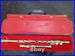 S. M Simple Flute F Key Folk Flute with Case and Cleaning Rod