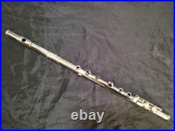 S. M Simple Flute F Key Folk Flute with Case and Cleaning Rod