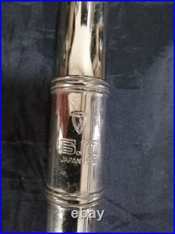 S. M Simple Flute F Key Folk Flute with Case and Cleaning Rod