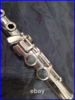 S. M Simple Flute F Key Folk Flute with Case and Cleaning Rod