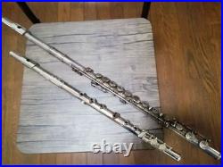 S. M Simple Flute F Key Folk Flute with Case and Cleaning Rod