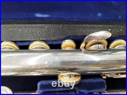 Sankyo Flute Etude Flute Musical Instrument Silver Used From Japan