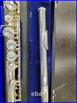 Sankyo Flute Etude Flute Musical Instrument Silver Used From Japan