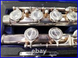 Sankyo Flute Etude Flute Musical Instrument Silver Used From Japan