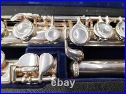 Sankyo Flute Etude Flute Musical Instrument Silver Used From Japan