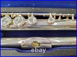 Sankyo Flute Etude Flute Musical Instrument Silver Used From Japan