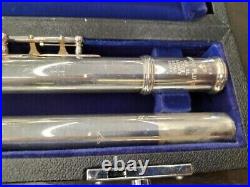 Sankyo Flute Etude Flute Musical Instrument Silver Used From Japan