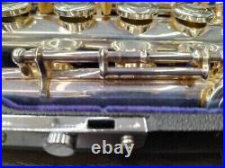 Sankyo Flute Etude Flute Musical Instrument Silver Used From Japan