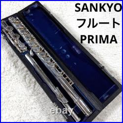 Sankyo Flute Etude Prima Silver Head 925 Sterling Silver Headpiece Good