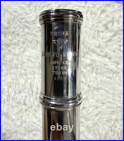 Sankyo Flute Etude Prima Silver Head 925 Sterling Silver Headpiece Good