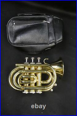 Schafer PIccolo Trumpet and Leather Case
