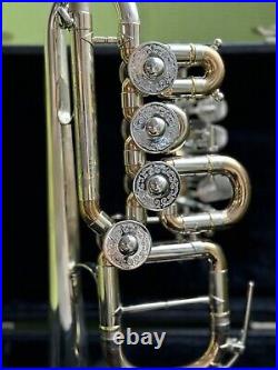 Scherzer piccolo trumpet. Model8111ST In Bb And A With Sterling Silver Bell