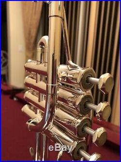 Schilke P5-4 Bb/A Piccolo Trumpet Vintage, Silver-Plated low serial #