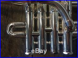 Schilke P5-4 Piccolo Trumpet in Silverplate withBach Mouthpiece