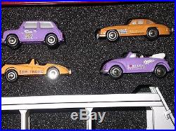 Schuco Limited Edition Piccolo Diese Pralinenauto 6 car set with hauler in tin