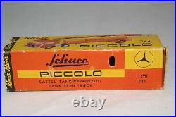 Schuco Piccolo #744 Shell Oil Semi Truck with Original Box