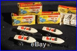 Schuco Piccolo 764 Boat with Trailer Model 4 Set Toy Vintage 1960's74