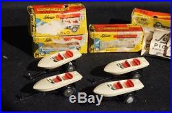 Schuco Piccolo 764 Boat with Trailer Model 4 Set Toy Vintage 1960's74