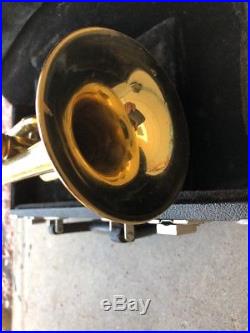 Selmer Brass Piccolo Trumpet Case Nice Condition Overall Needs Tuning Servicing