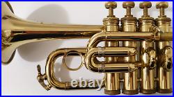 Selmer Henri Paris PICCOLO Bb Trumpet with case and BLACKBURN Bb P2 LEADPIPE
