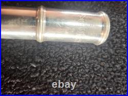 Selmer Nickel Plated Flute Model 1206 New Old Stock Made in Elkhart USA Selmer Nickel Plated Flute Model 1206 New Old Stock Made in Elkhart USA