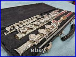 Selmer Omega Flute Sterling Silver Open Hole, Low B, & Bundy Piccolo with New Pads