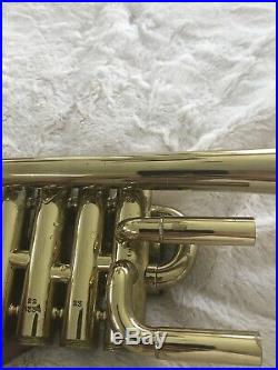 Selmer Piccolo Trumpet B-flat/A in Lacquered Yellow Brass