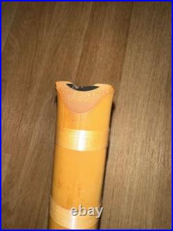 Shakuhachi 1 Shaku 8 Sun Gakuou Akebiyama Bamboo Flute Gold Mouthpiece