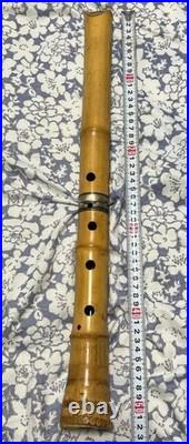 Shakuhachi 51cm Bamboo Flute Authentic Takaji Style Model Vintage Genuine