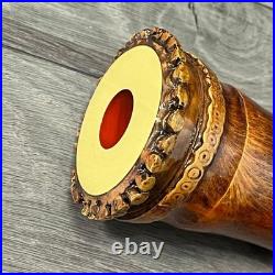 Shakuhachi 5 Hole Bamboo Flute 54-55cm Simple Design Natural Color