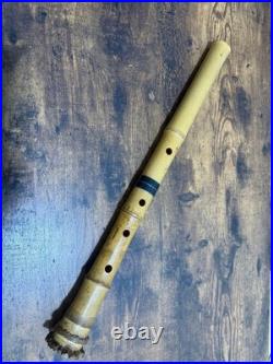 Shakuhachi Suiko Kinko Style 5 Hole Bamboo Flute Good Condition