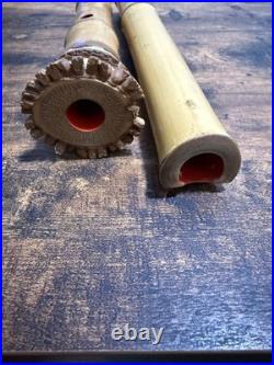 Shakuhachi Suiko Kinko Style 5 Hole Bamboo Flute Good Condition