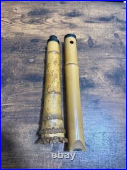 Shakuhachi Suiko Kinko Style 5 Hole Bamboo Flute Good Condition