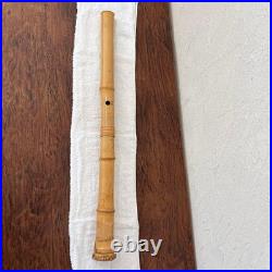Shakuhachi Takeji Kinko Ryu gin 3 sen Bamboo Flute 60.5 cm Long Traditional