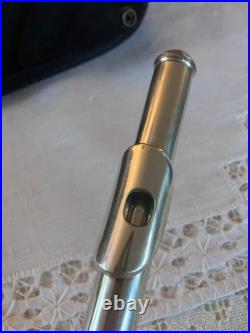 Silver FLUTE Handmade by PAUL KREBS 900/100 Sterling Silver Good Condition